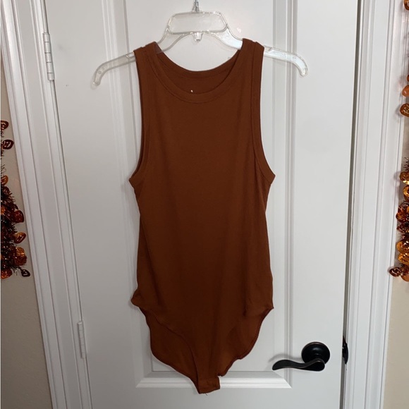 NWOT Burnt Orange Bodysuit A New Day size XL - Picture 3 of 6